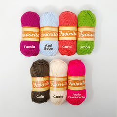 Favorito Yarn Bundle - Punch Buggie The Neon Tea Party