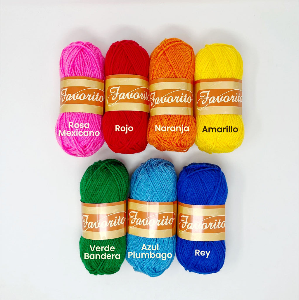 Favorito Yarn Bundle - Roller Disco The Neon Tea Party