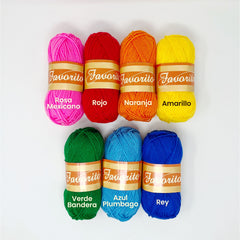 Favorito Yarn Bundle - Roller Disco The Neon Tea Party