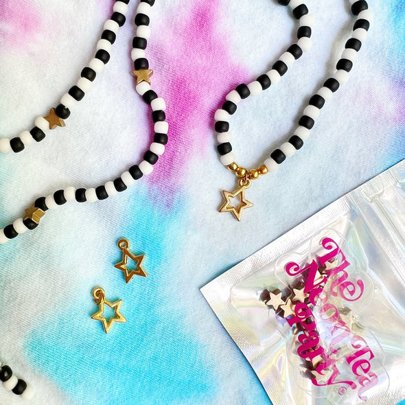 Gold Star Spacer Beads Beads The Neon Tea Party