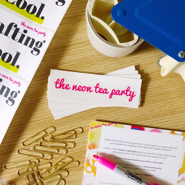The Neon Tea Party Sticker Stickers The Neon Tea Party
