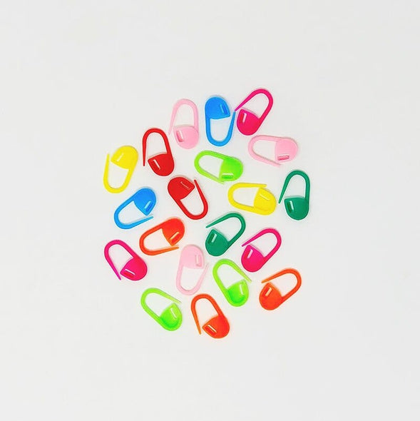 Stitch Marker Set (20 pcs) The Neon Tea Party