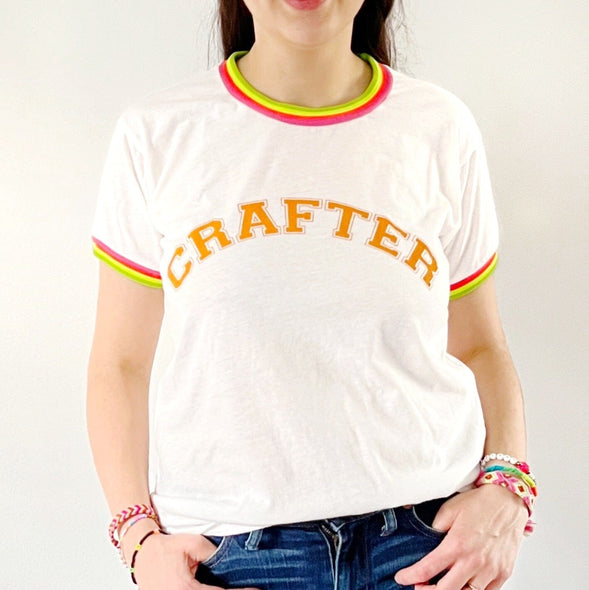 TNTP Crafter Ringer Tee The Neon Tea Party