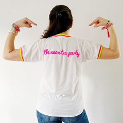 TNTP Crafter Ringer Tee The Neon Tea Party