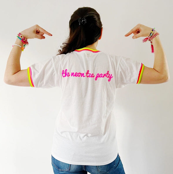 TNTP Crafter Ringer Tee The Neon Tea Party