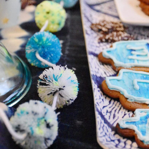 Pom Pom & Tassel DIY Kit - Hanukkah Art & Craft Kits The Neon Tea Party