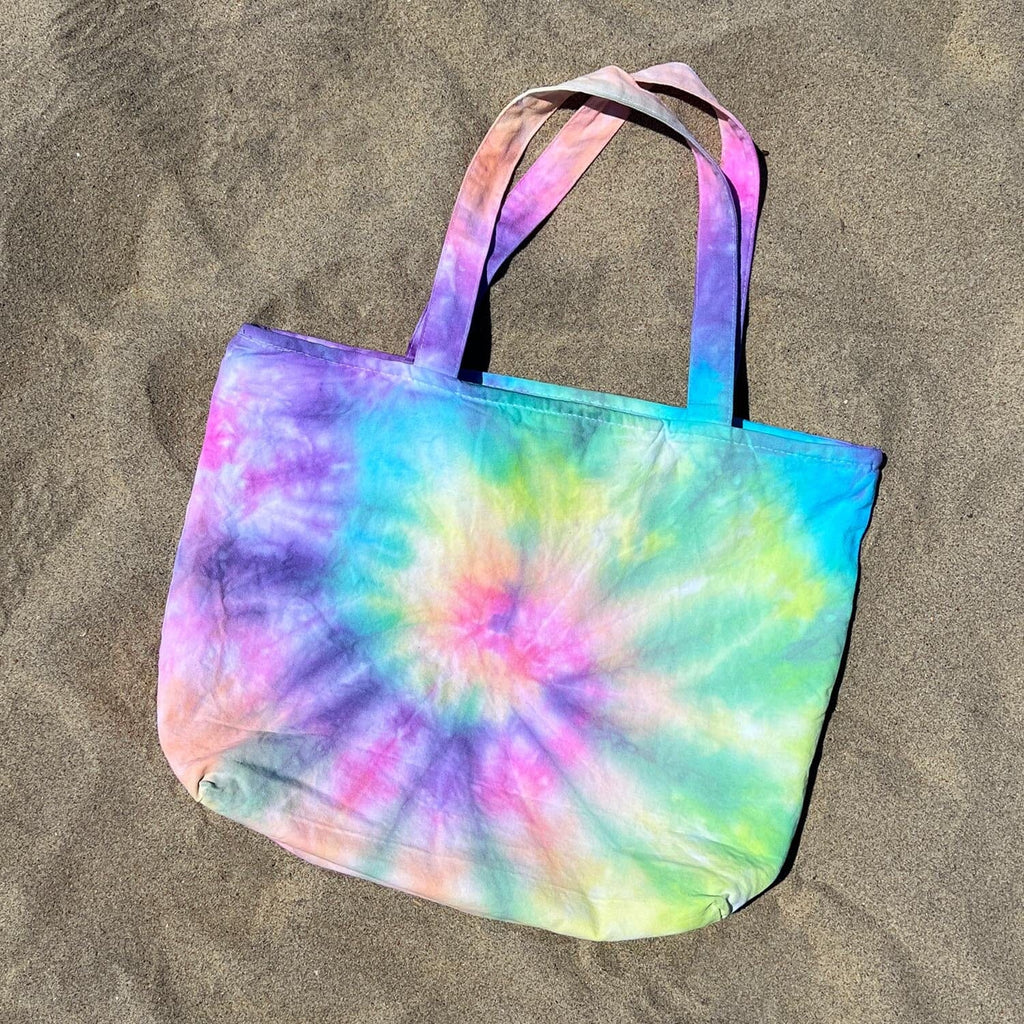 Dyeable Zippered Tote Bag Dyeable The Neon Tea Party