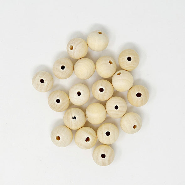 Wooden Beads, Round Beads The Neon Tea Party