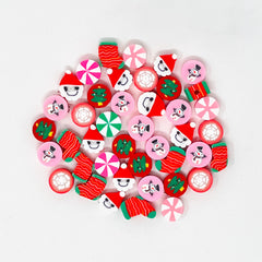 Polymer Clay Bead Mix - Christmas