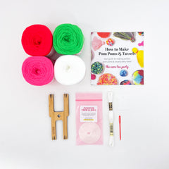 Pom Pom & Tassel DIY Kit - Christmas