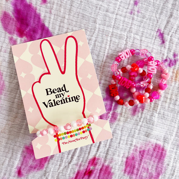 "Bead My Valentine" Bracelet Cards
