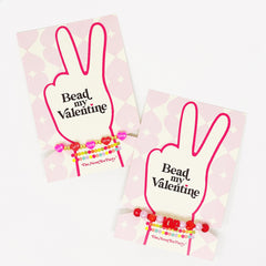 "Bead My Valentine" Bracelet Cards