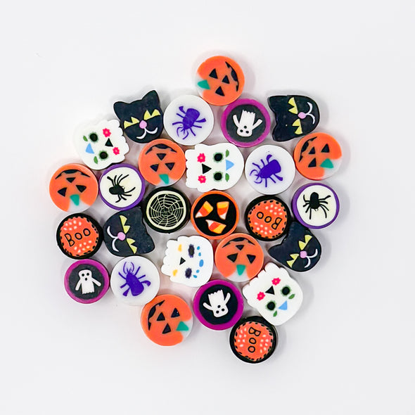 Polymer Clay Halloween Bead Mix