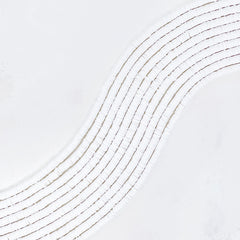Polymer Clay Heishi Disc Beads, 6mm - White