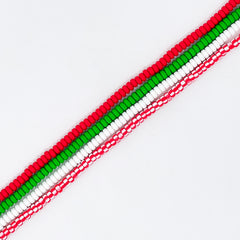 Polymer Clay Rondelle Bead Bundle - Christmas