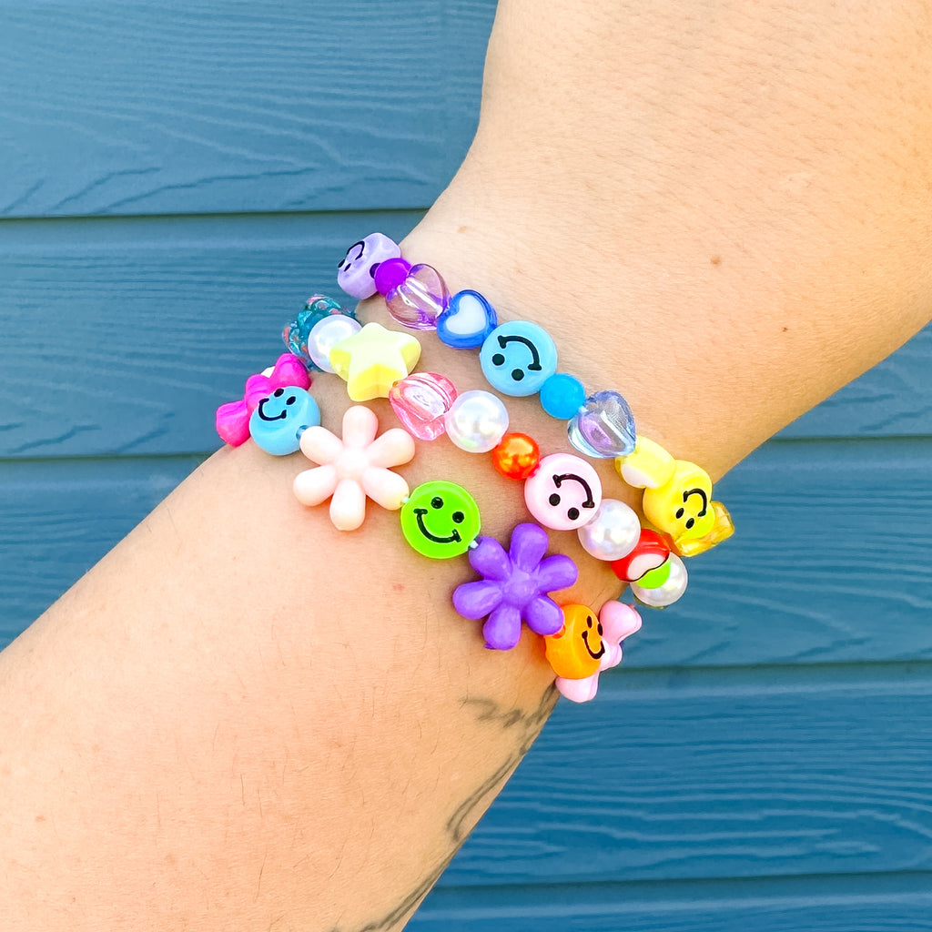 Large Smiley Face Beads – The Neon Tea Party