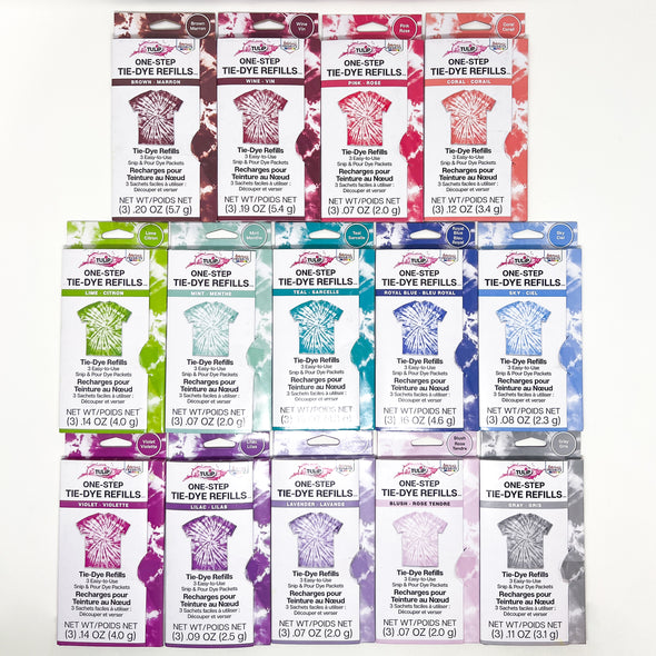 Tulip® One-Step Tie-Dye® Refills - New Colors (14 Colors)