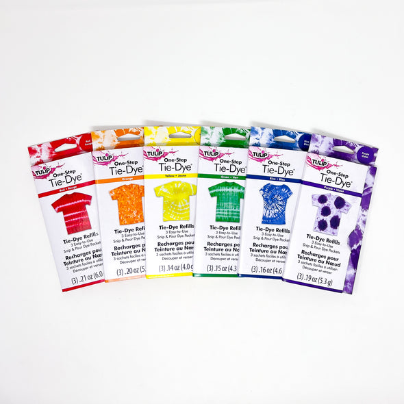 Tulip® One-Step Tie-Dye® Refills - Primary Rainbow