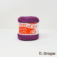 Omegacryl Yarn Omega 11. Grape 