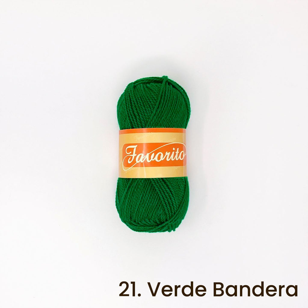 Favorito Yarn The Neon Tea Party 21. Verde Bandera 