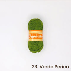 Favorito Yarn The Neon Tea Party 23. Verde Perico 