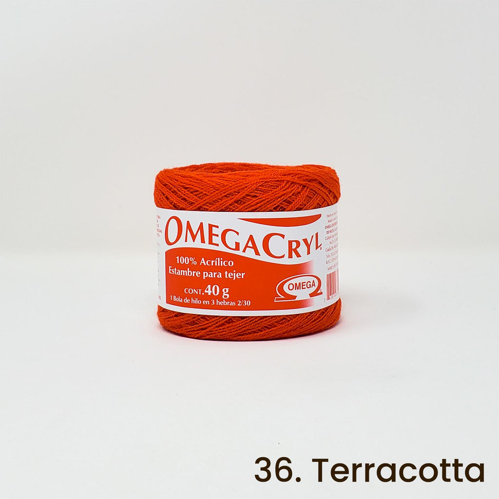 Omegacryl Yarn Omega 36. Terracotta 
