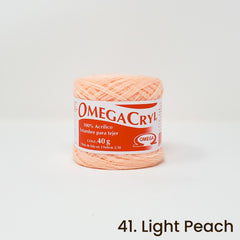 Omegacryl Yarn Omega 41. Light Peach 