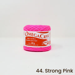 Omegacryl Yarn Omega 44. Strong Pink 