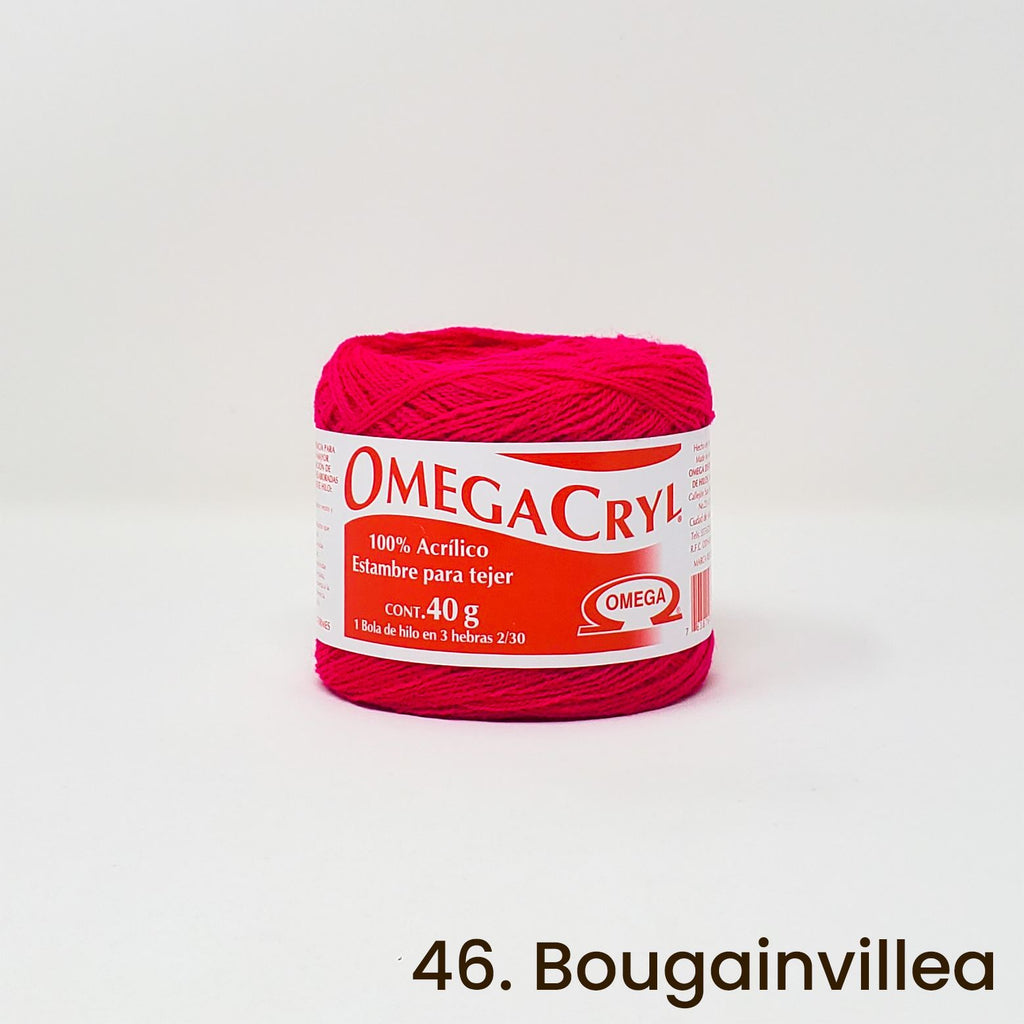 Omegacryl Yarn Omega 46. Bougainvillea 