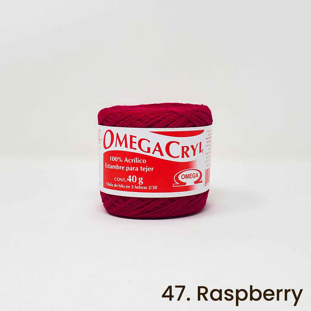 Omegacryl Yarn Omega 47. Raspberry 