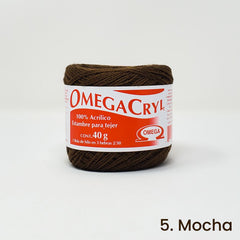 Omegacryl Yarn Omega 5. Mocha 