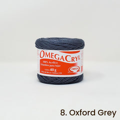 Omegacryl Yarn Omega 8. Oxford Grey 
