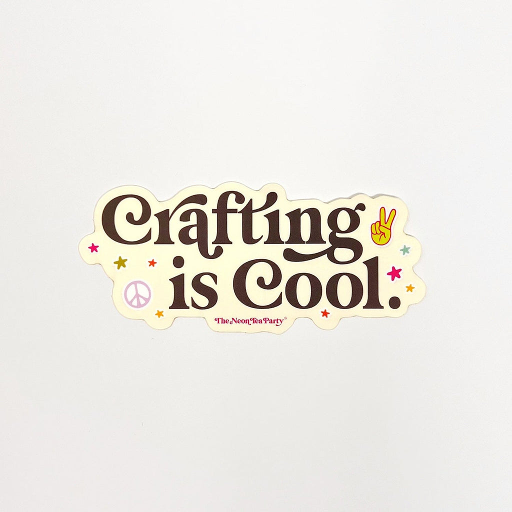Crafting is Cool Sticker – The Neon Tea Party