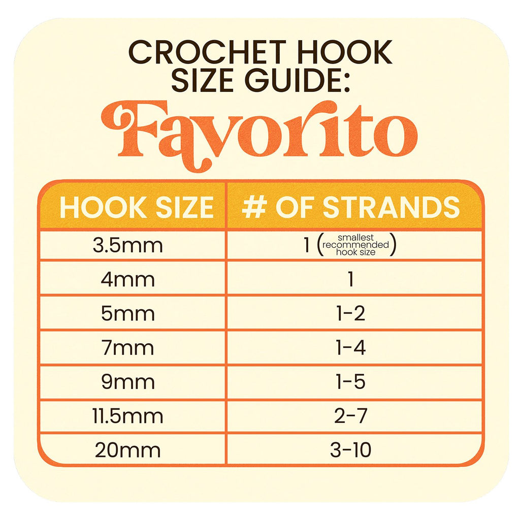 Crochet hook 7 mm, various colors