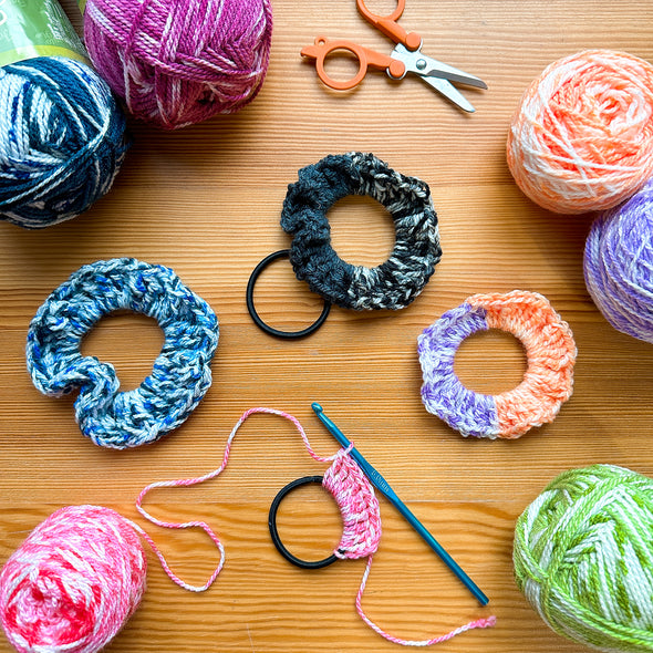 Beginner Crochet Project: Striped Crochet Bookmark - the neon tea party