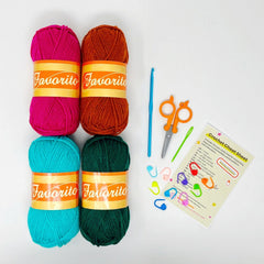 Crochet Kit - Starter The Neon Tea Party Jewel 