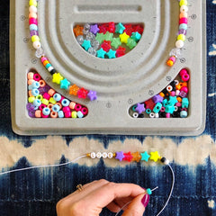 Bead Board - Large, Necklace-Size w/ Lid Bead Board The Neon Tea Party 