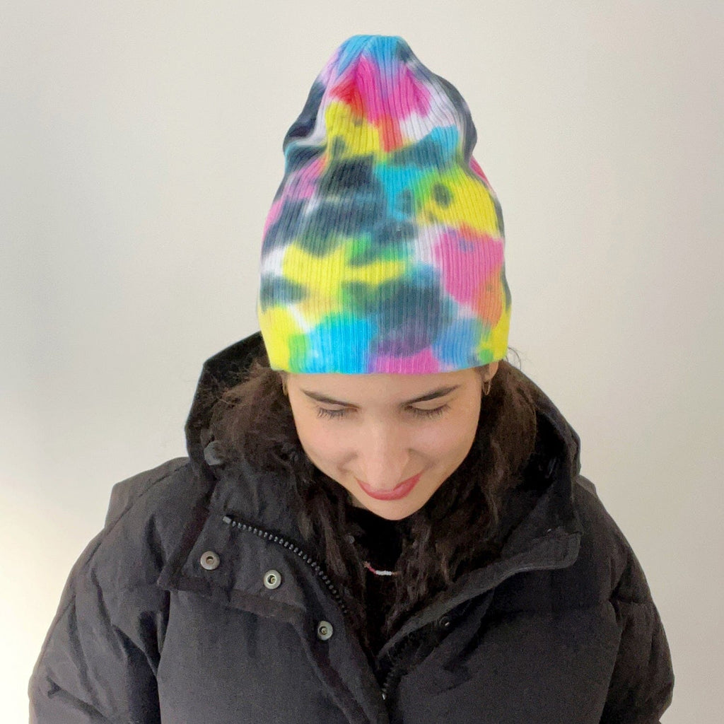 Dyeable Beanie Hat Dyeable The Neon Tea Party 