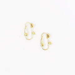 Gold-Tone Earring Clips (4 pcs) The Neon Tea Party 