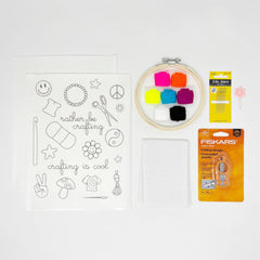 Embroidery Kit The Neon Tea Party 