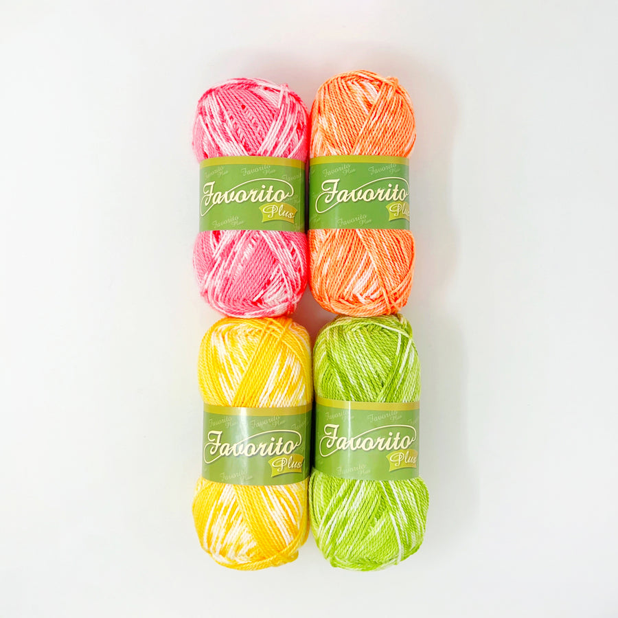 Favorito Plus Yarn The Neon Tea Party