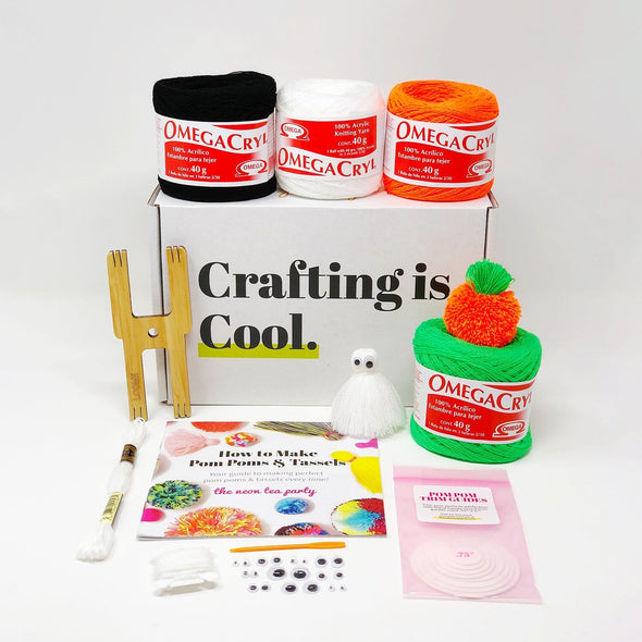 Halloween Pom-Tassel Garland Kit Art & Craft Kits The Neon Tea Party 