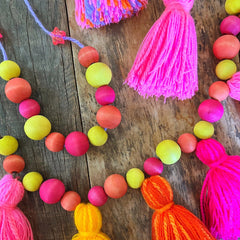 Wooden Beads, Round Beads The Neon Tea Party 