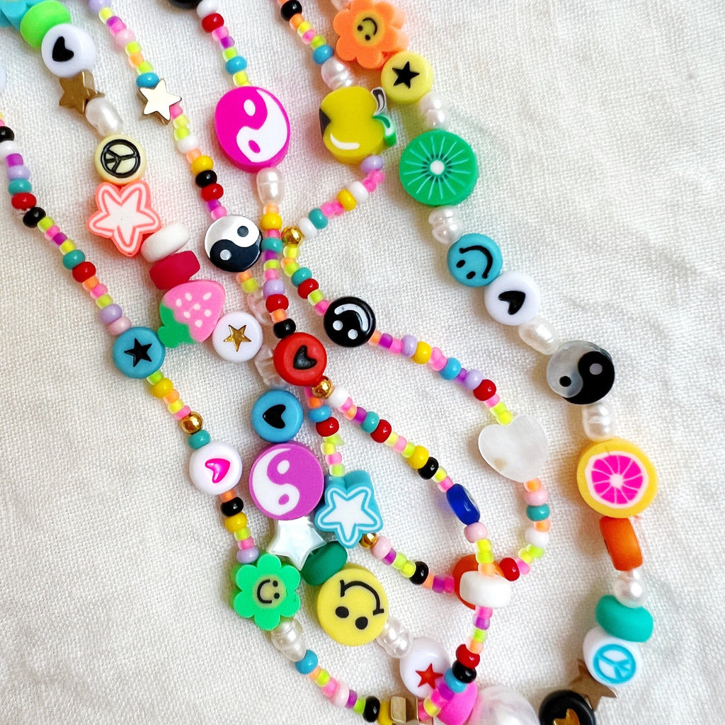 Polymer Clay Yin-Yang Bead Mix Beads The Neon Tea Party 