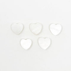 Mother-of-Pearl Heart Beads Beads The Neon Tea Party 