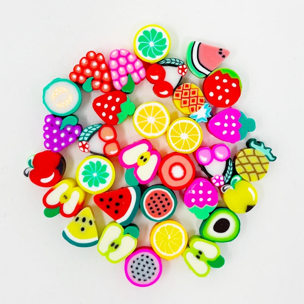 Polymer Clay Fruit Bead Mix – The Neon Tea Party