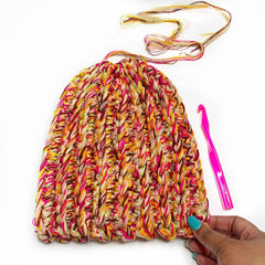 High Line Beanie - Crochet Pattern Pattern Stitch'd by India Yasmein 