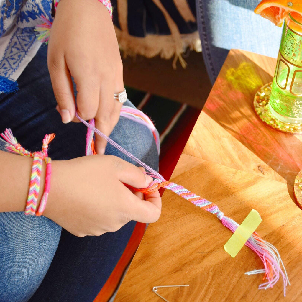 Friendship Bracelet Kit – The Neon Tea Party