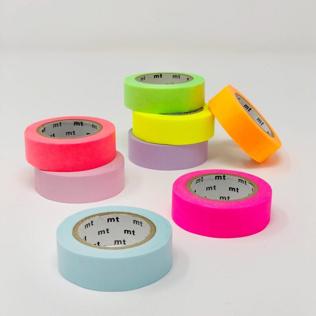 Solid Neon Pink Washi Tape – beve!