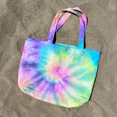 Dyeable Zippered Tote Bag Dyeable The Neon Tea Party 